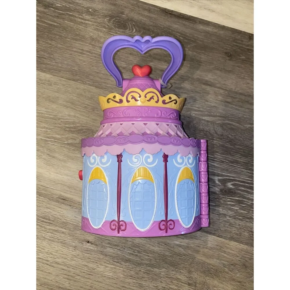 My Little Pony - Portable Castle House Case Flip Card Rooms - 2014  With 2 Ponys
